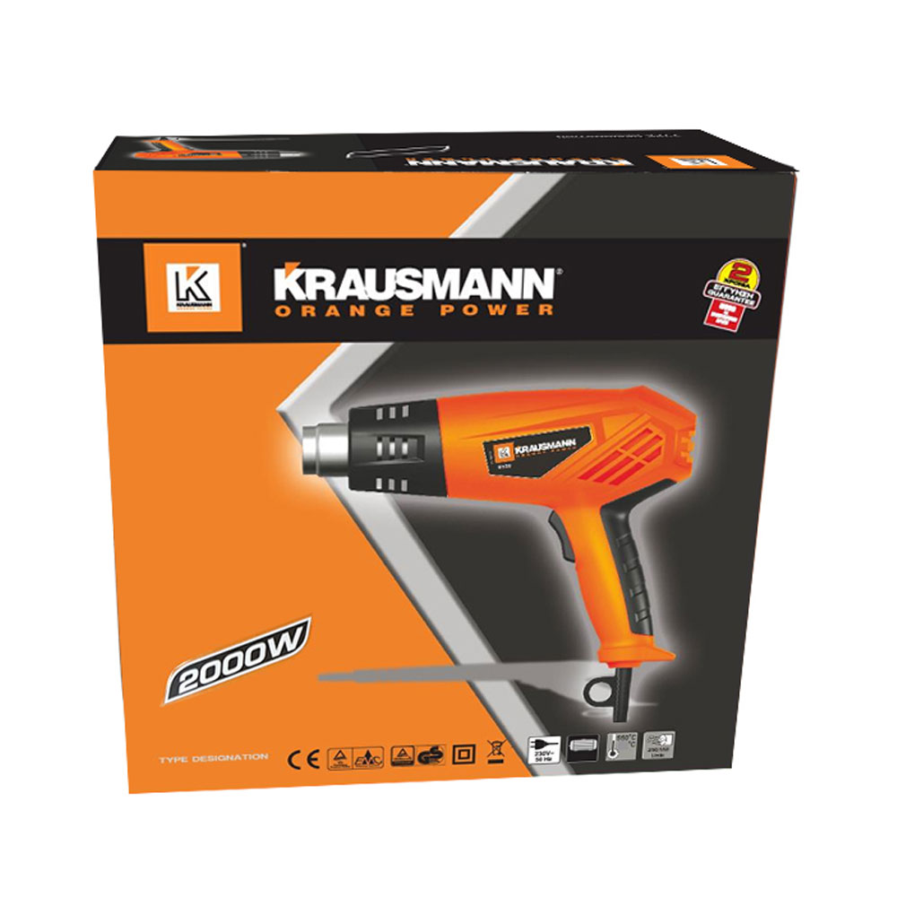 Krausmann Πιστόλι Θερμού Αέρα 2000W (9320) - 9320