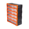 Tactix Κουτιά Αποθήκευσης Πλαστικά Με 18 Μεγάλα Πλαστικά Συρτάρια (38.5x16x48.5cm) - 320634