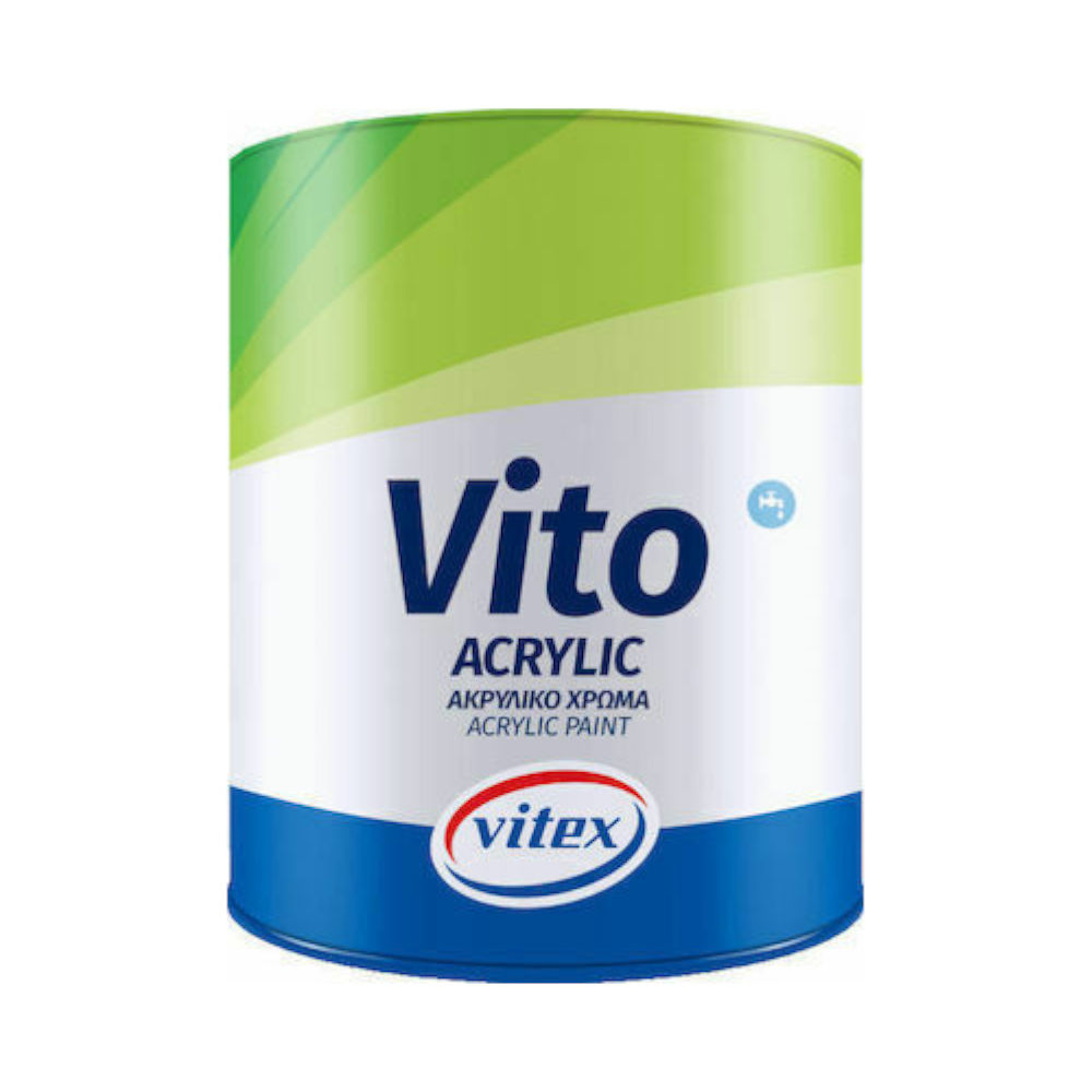Vitex Vito Acrylic Βάση Μ Ακρυλικό Εξωτερικής Χρήσης Λευκό - 1003700